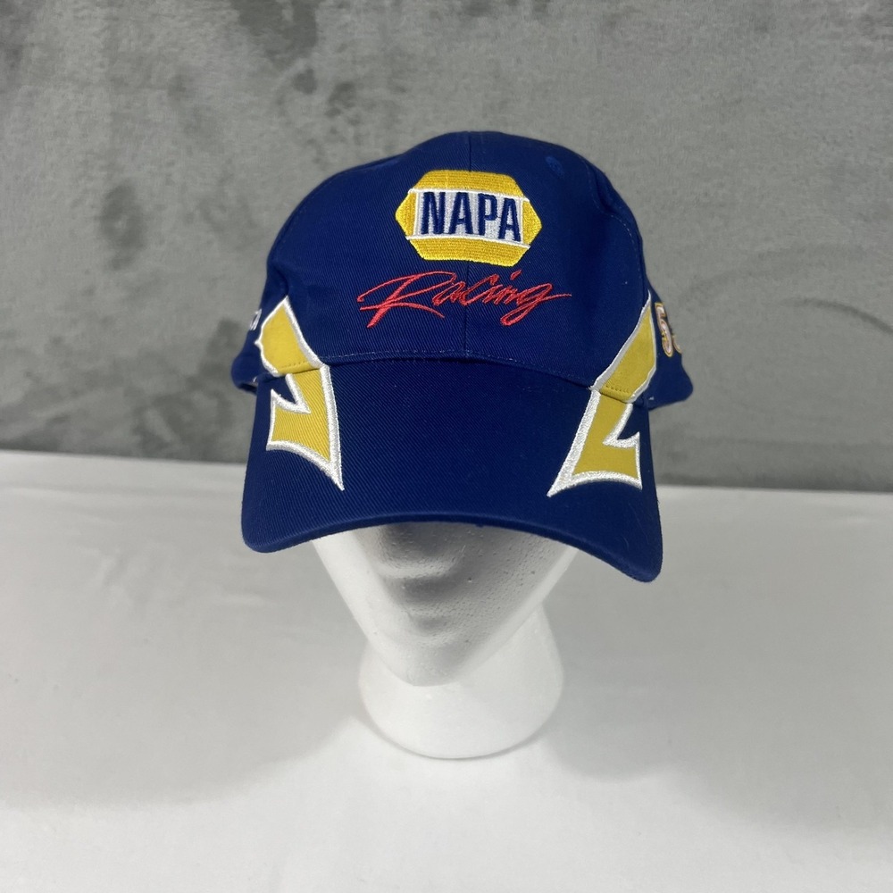 Michael Waltrip NAPA Racing Hat Cap Strap Back Mens One Size Blue NASCAR Racing